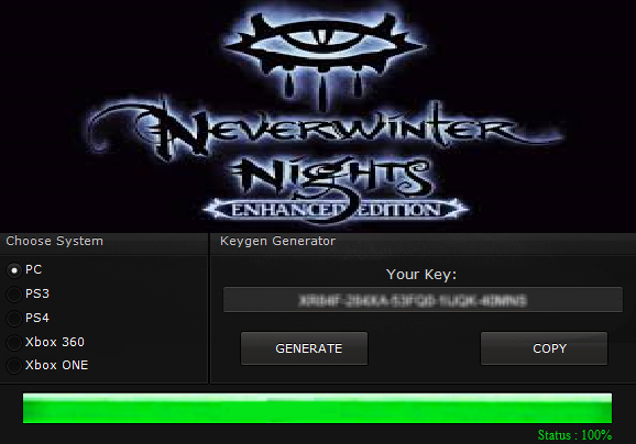 neverwinter nights cd key free